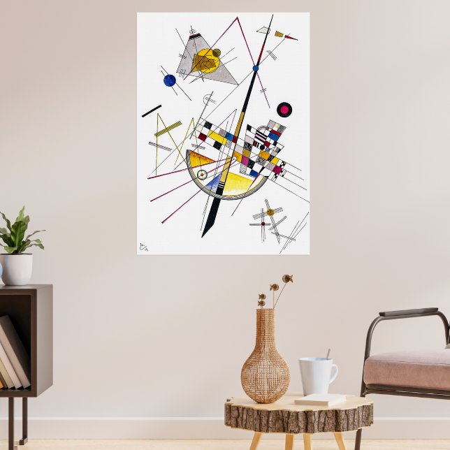 Delicate Tension #85 -  Kandinsky Poster (Vardagsrum 3)