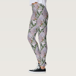 DELICATE WHITE IRIS | BLOMMIGT LEGGINGS