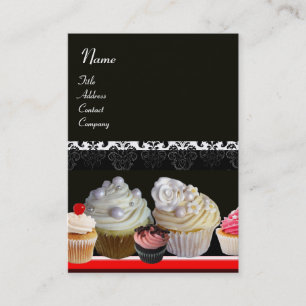 DELICIÖS MUFFINS DESERT SHOP VISITKORT