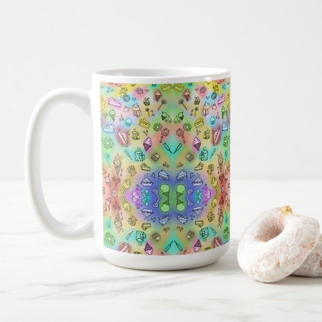 DELICIÖSA SOMMMÖNSTER MÖNSTER KAFFEMUGG (Med munk)