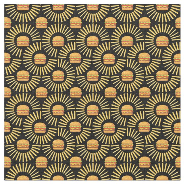 Delicioso hamburguer com batatas fritas tyg (Närbild)