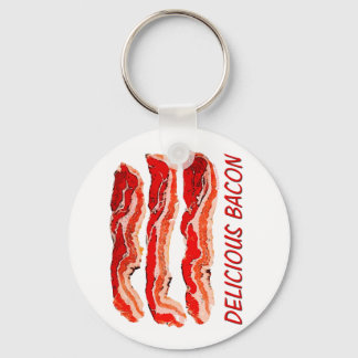 Delicious Bacon Nyckelring