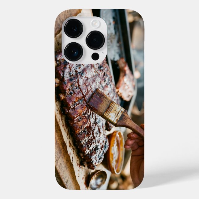 Delicious BBQ Ribs Barbecue iPhone Case (Baksida)