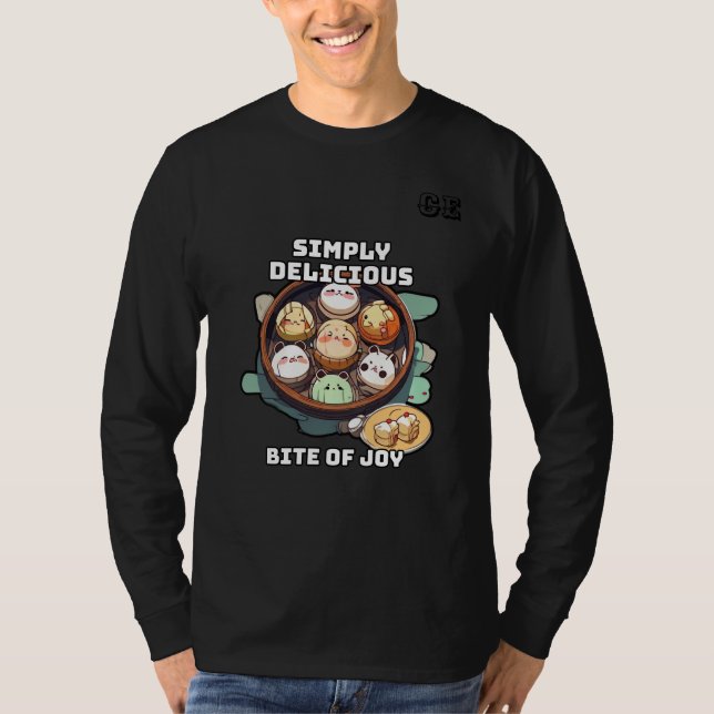 Delicious Cha Siu Bao Delight T Shirt (Framsida)