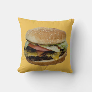 Delicious Cheeseburger Kudde