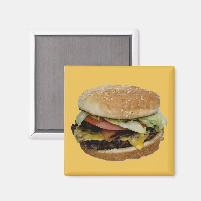 Delicious Cheeseburger Magnet (Front/Back)