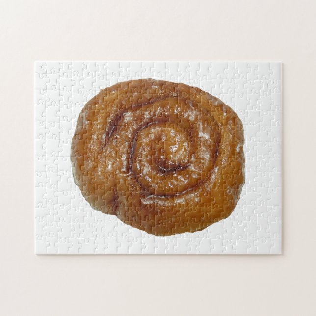 Delicious Cinnamon Roll Jigszle Puzzle Pussel (Horisontell)
