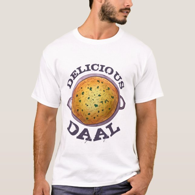 Delicious Daal Vegetarian Indian Red Lentil Dal T Shirt (Framsida)