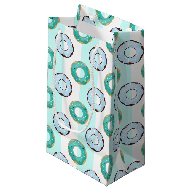 Delicious Donuts Turcos Rand Gift Bag (Framsidan Vinklad)