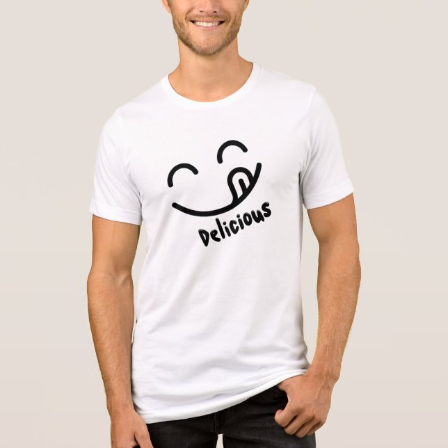 Delicious Foodie T-Shirt (Framsida)