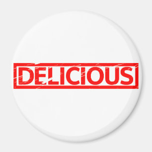 Delicious Frimärke Magnet