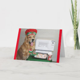 Delicious Golden Helgdag Cookies Helgkort