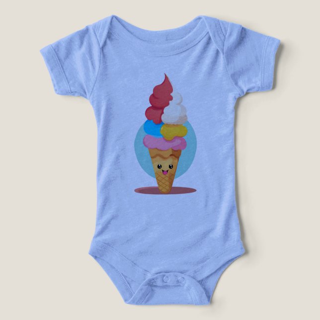 Delicious Ice cream T Shirt (Design Framsida)