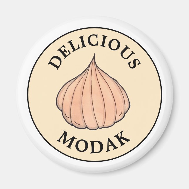 Delicious Modak Coconut Mithai Indian Sweet Magnet (Framsidan)