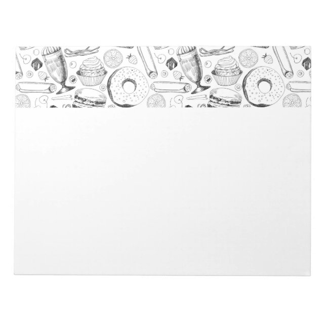 Delicious mönster anteckningsblock (Framsida)