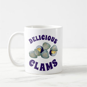 Delicious New England RI Steamed Clams Clambake Kaffemugg