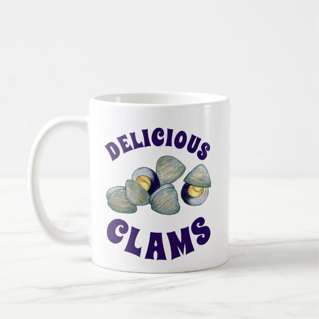 Delicious New England RI Steamed Clams Clambake Kaffemugg (Vänster)