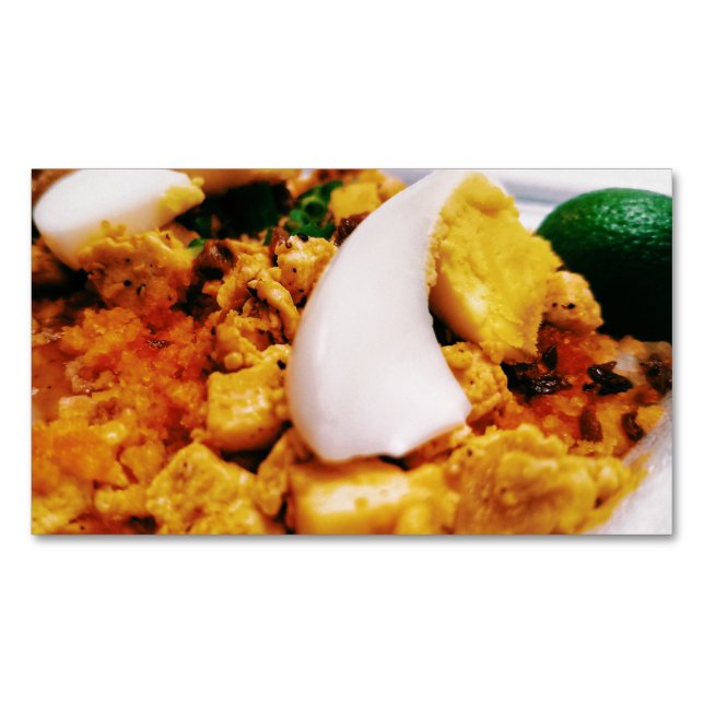 Delicious Palabok Dish Pinoy Food Business Magnet (Framsida)