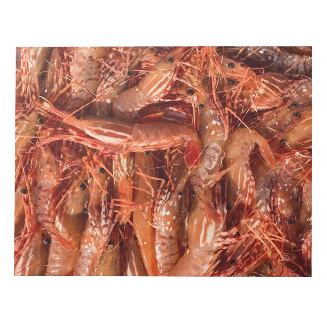 Delicious Prawns Anteckningsblock (Framsida)