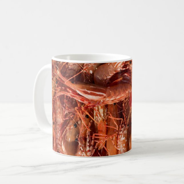 Delicious Prawns Kaffemugg (Framsida vänster)