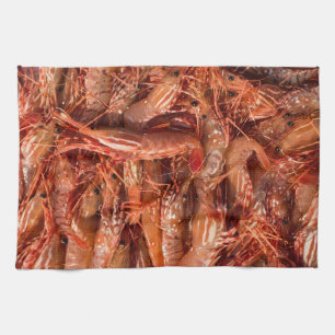 Delicious Prawns Kökshandduk