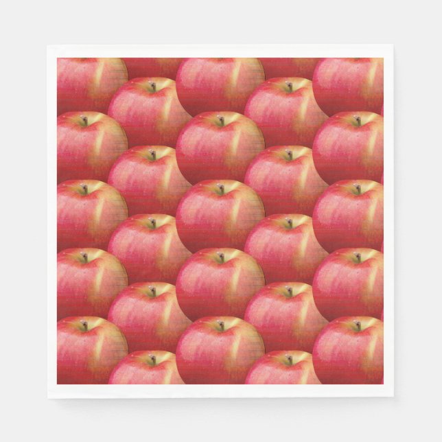 DELICIOUS RED APPLES NAPKIN PAPPERSSERVETT (Framsidan)