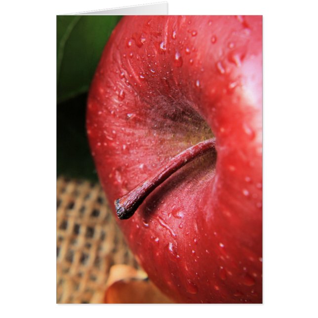 Delicious Red Hälsningskort (Framsidan)