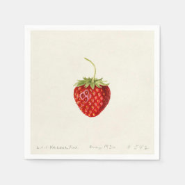 Delicious Red Strawberry (av Louis C.C. Krieger) Pappersservett