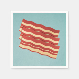 Delicious Retro Bacon Pappersservett