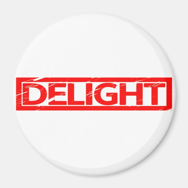 Delight Frimärke Magnet (Framsidan)