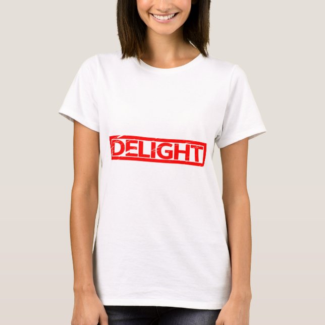 Delight Frimärke T Shirt (Framsida)