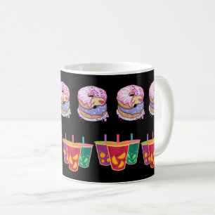 Delight med mjuka blodkärl och fruktjuiceljus kaffemugg