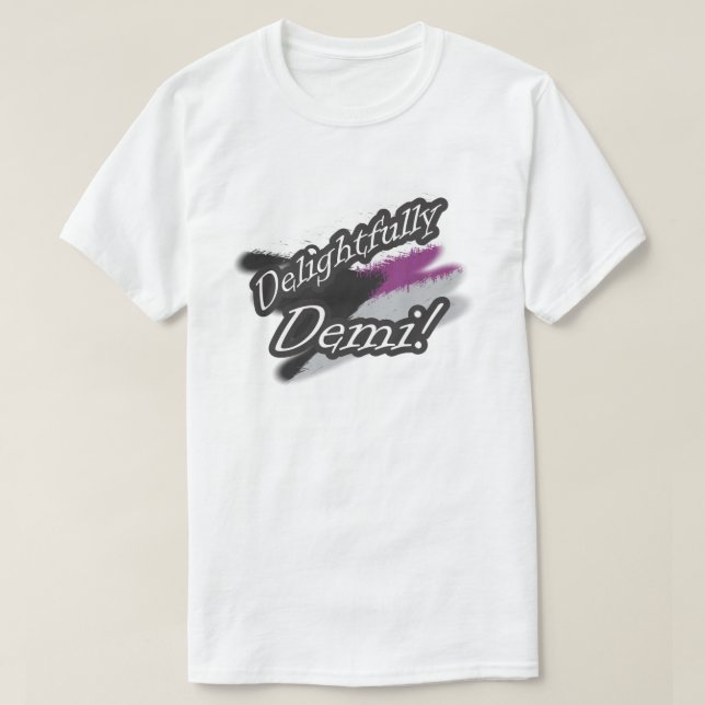 Delightfully Demi! Skjorta T Shirt (Design framsida)