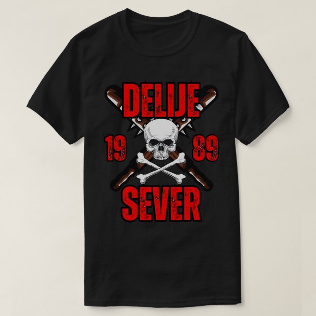 Delije 1989 Crveni T Shirt (Design framsida)