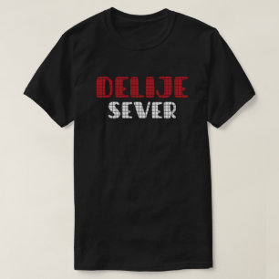 Delije Norr Rött Vitt T Shirt
