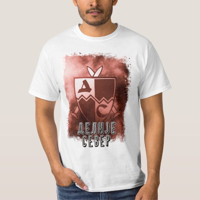 Delije Sever Crvena Zvezda Beograd - Red Star T Shirt (Framsida)