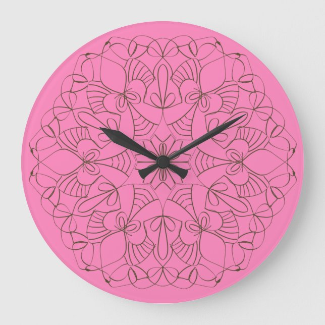 Delikat Arabesque Large Clock Stor Klocka (Framsida)