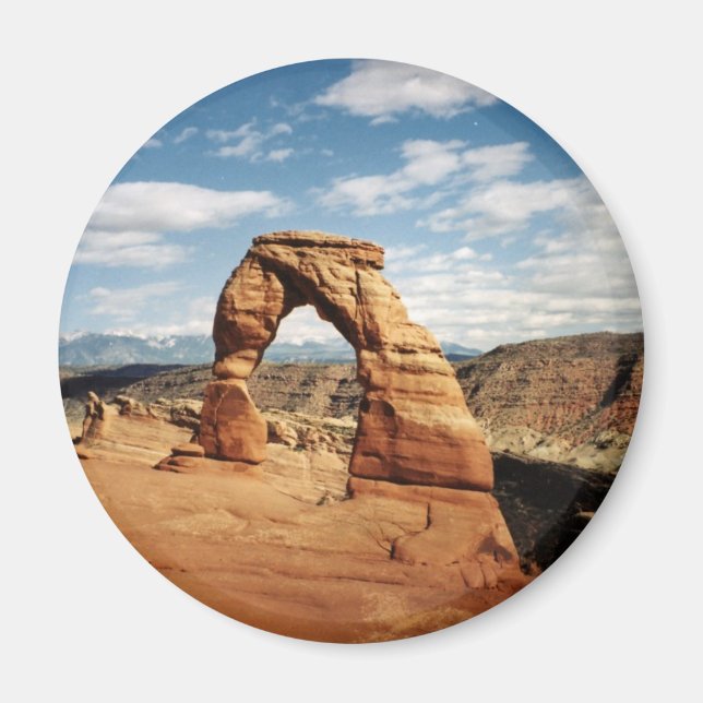 Delikat Arch, Arches National Park, Utah Magnet (Framsidan)
