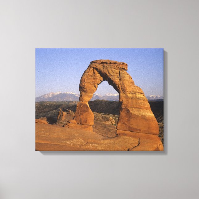 Delikat Arch, Arches National Park, Utah, USA 2 Canvastryck (Framsida)