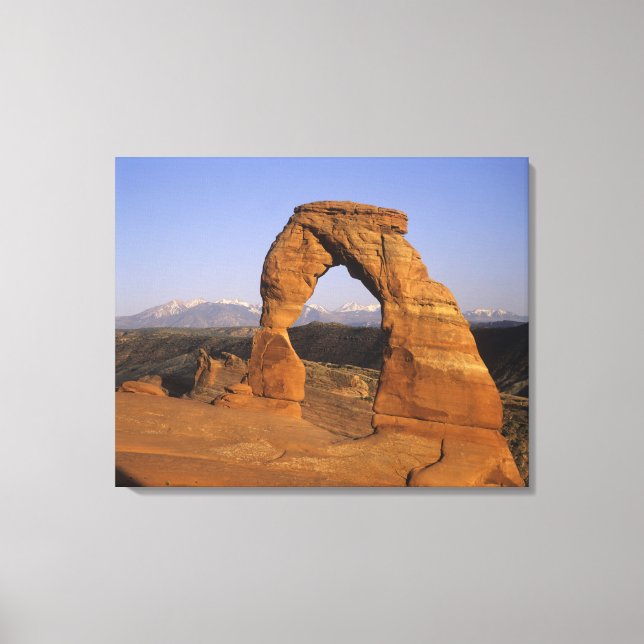Delikat Arch, Arches National Park, Utah, USA 2 Canvastryck (Framsida)