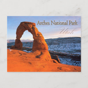 Delikat Arch, Arches National Park, Utah Vykort