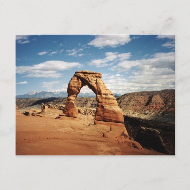 Delikat Arch, Arches National Park, Utah Vykort (Framsida)