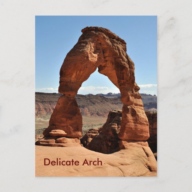 Delikat Arch - Arches National Park Vykort (Framsida)