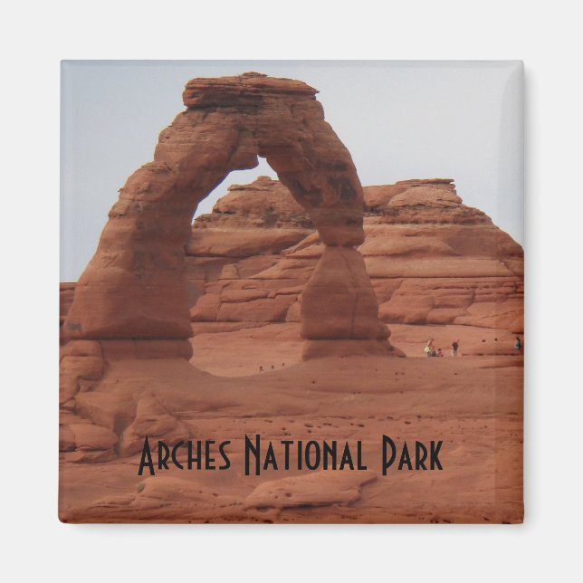 Delikat Arch - Arches nationalpark Magnet (Framsidan)