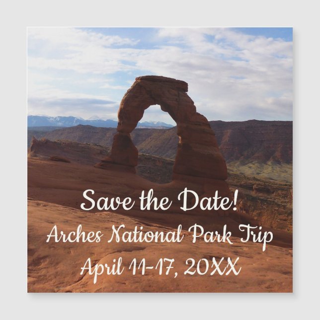 Delikat Arch I i Arches nationalpark (Framsida)