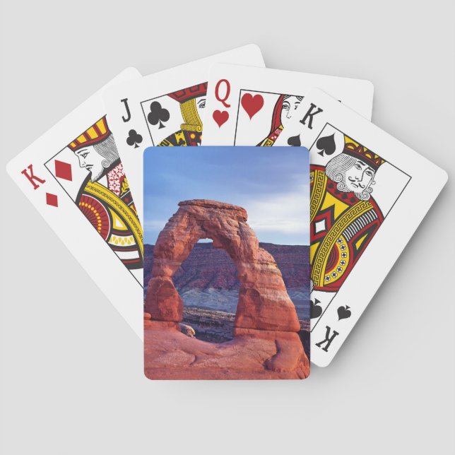 Delikat Arch in Arches National Park - Utah, USA Casinokort (Baksidan)