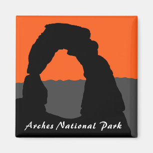 Delikat Arch in Arches National Park - Utah, USA Magnet