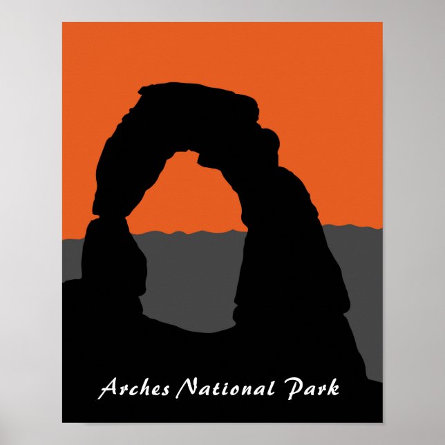 Delikat Arch in Arches National Park - Utah, USA Poster (Framsidan)