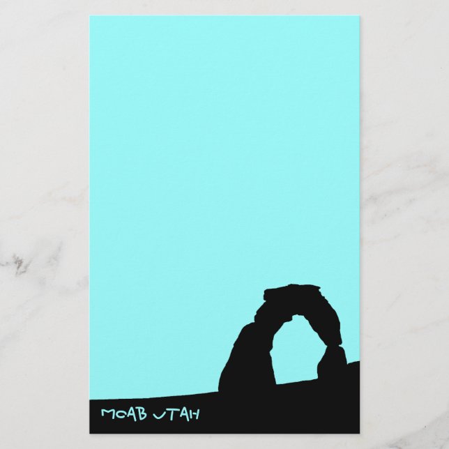 Delikat Arch Skyline Stationery Brevpapper (Framsida)