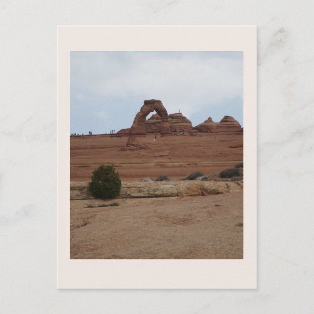 Delikat Arch Utah-vykort Vykort (Framsida)